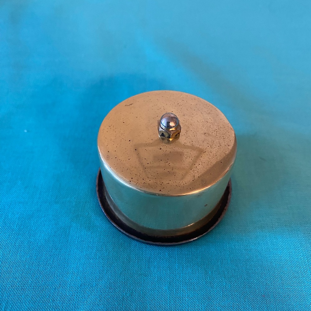Vintage Brass Stamp Dispenser